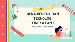 RBT TINGKATAN 1 - BAB 4: 4.1.2 TEKNIK LAKARAN PIKTORIAL (LAKARAN PERSPEKTIF 1 TITIK & 2 TITIK )