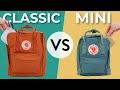 Fjallraven Kanken Classic vs Mini Backpack (what you need to know)