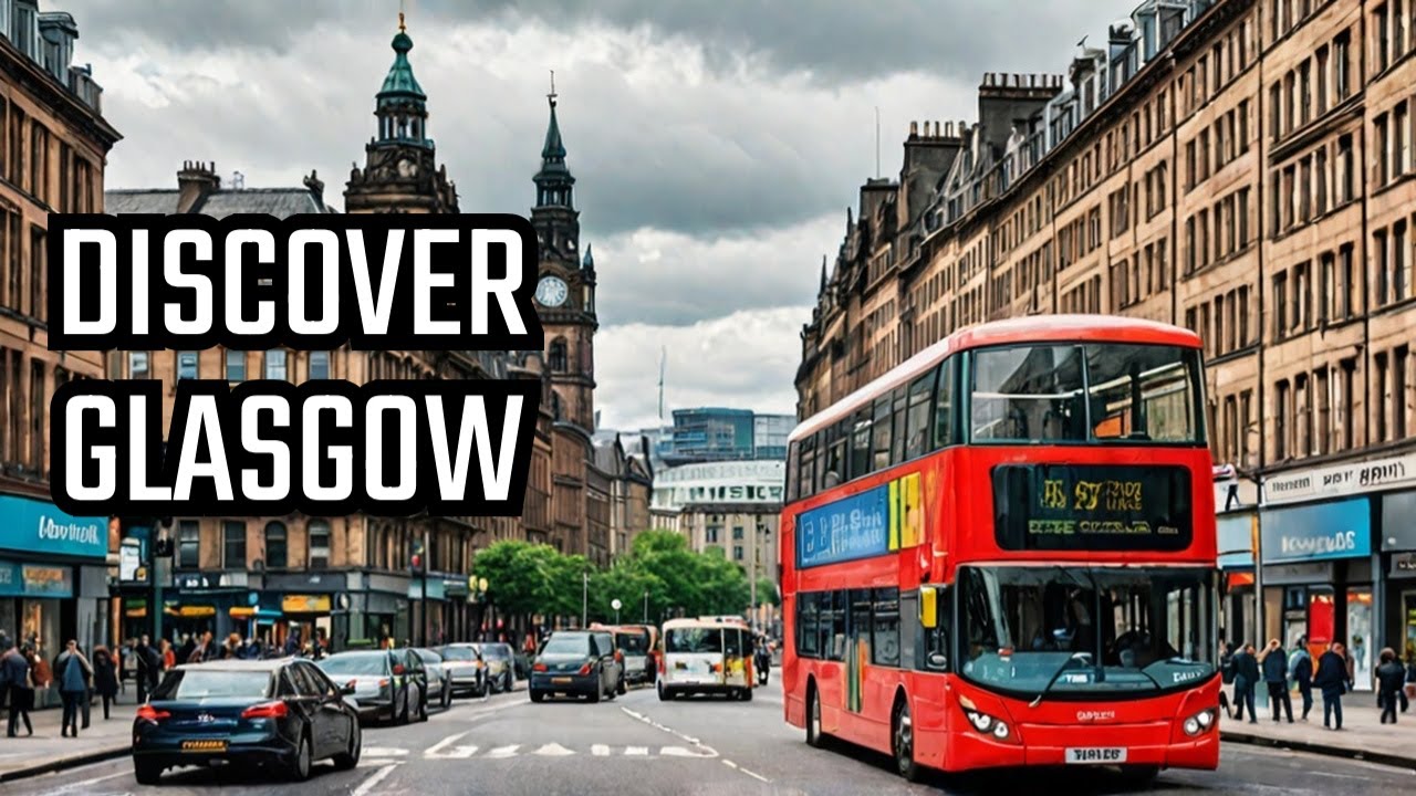 Exploring Glasgow by Bus 🚌 | Rainy Day Adventure in Scotland | Day 2 Vlog