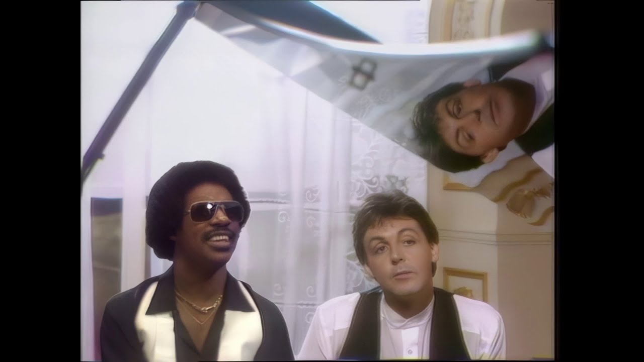 Paul McCartney  Stevie Wonder - Ebony And Ivory Official Alternate Video  Remastered - YouTube