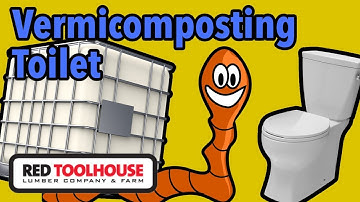 Vermicomposting toilet for our off-grid camp