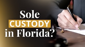 How To Get SOLE Custody of My Children (In Florida)