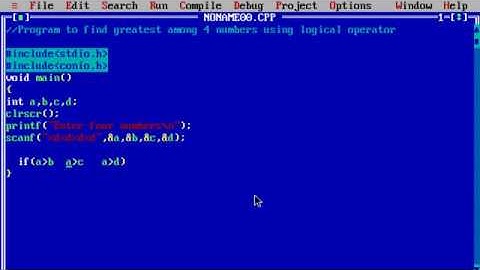 5.3) Program to find greatest among four numbers using Logical operator | C Programming