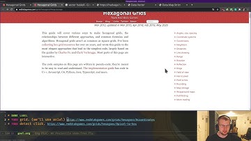 Reflex sdl: Hexagon grid!