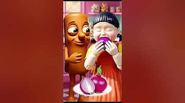 Squid Game vs Tung Tung Tung Sahur AI Edible Slime Onion ASMR #squidgame2 #ai #asmr #sahur