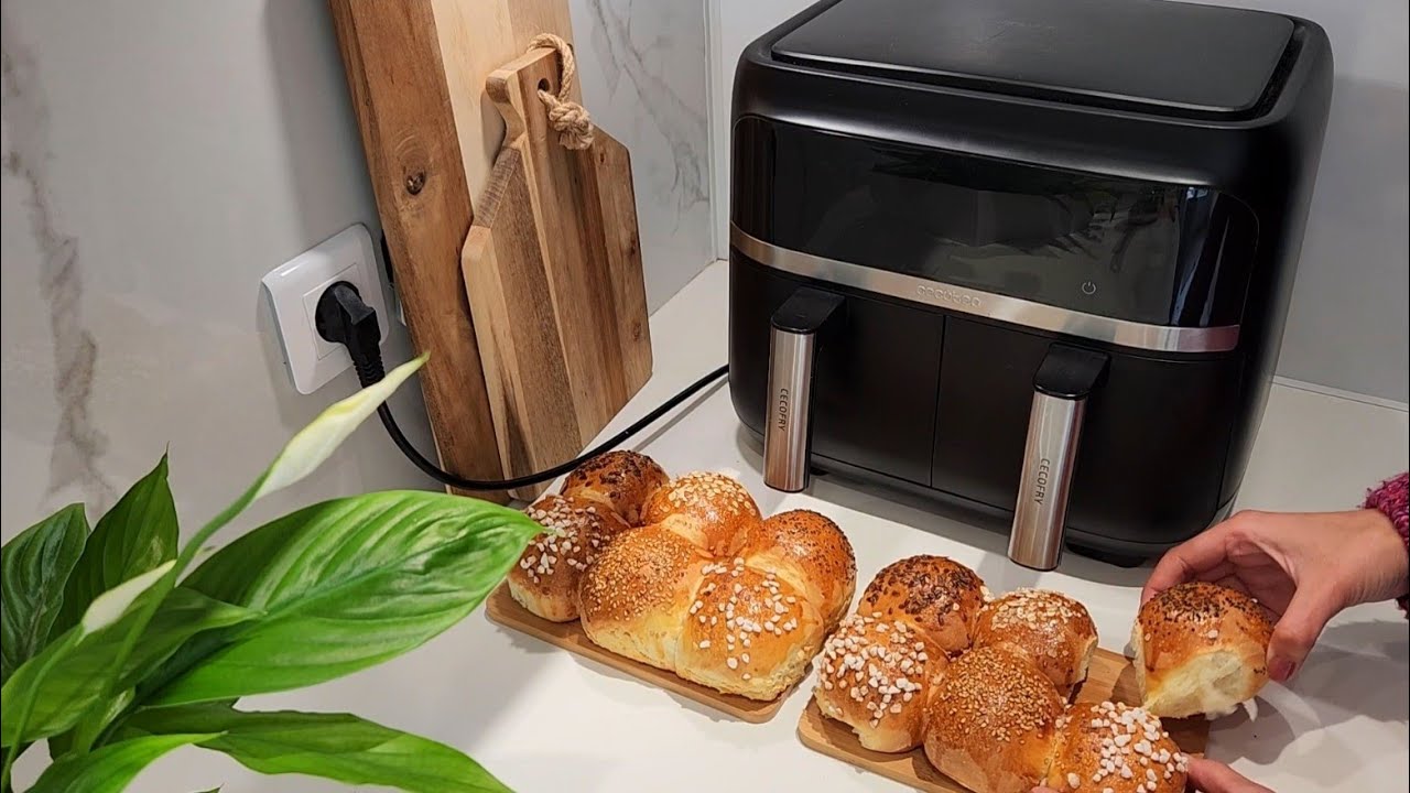 ✨️ Ma Meilleure Brioche Maison Cuite à l'Air Fryer 👌 #airfryer #cuisine #cecotec #lidl