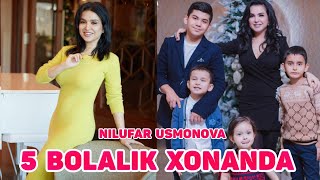 5 TA BOLASI BORGA O'XSHAYDIMI? NILUFAR USMONOVA FARZANDLARI BILAN