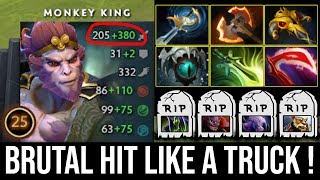 This Happen When Pro Monkey king Gone Mad | Too Much Power Brutal Right Click Like Crazy Dota 2 screenshot 2