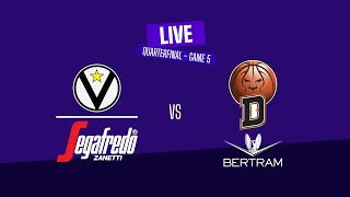 LIVE | Virtus Segafredo Bologna vs. Bertram Derthona Tortona | LBA Playoff UnipolSai 2024 | G5