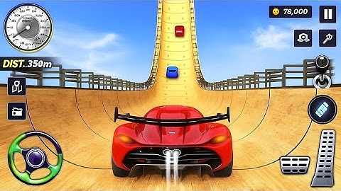 GT Car Racing Stunt Simulator - Impossible Mega Ramp GT Car 3D - Android Gameplay 