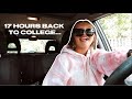 17 hour road trip to college vlog *drive with me*
