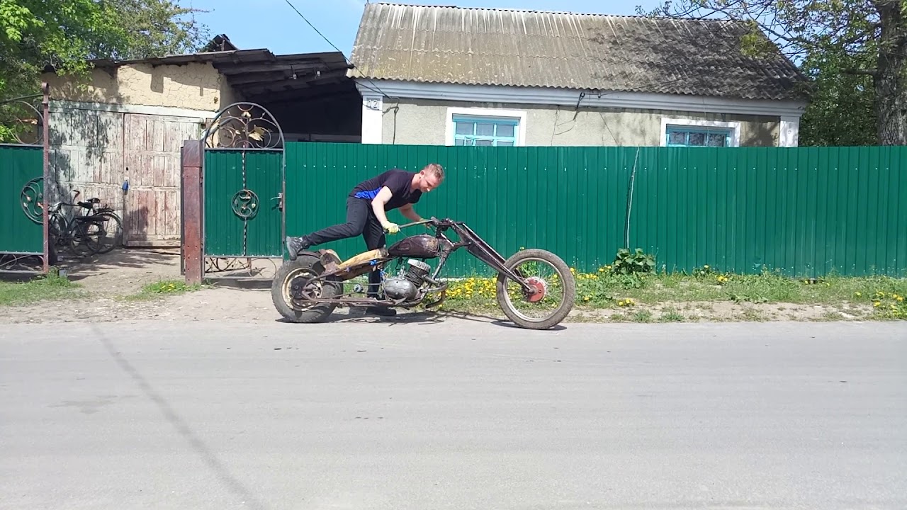 Кастом чоппер из Восхода - YouTube