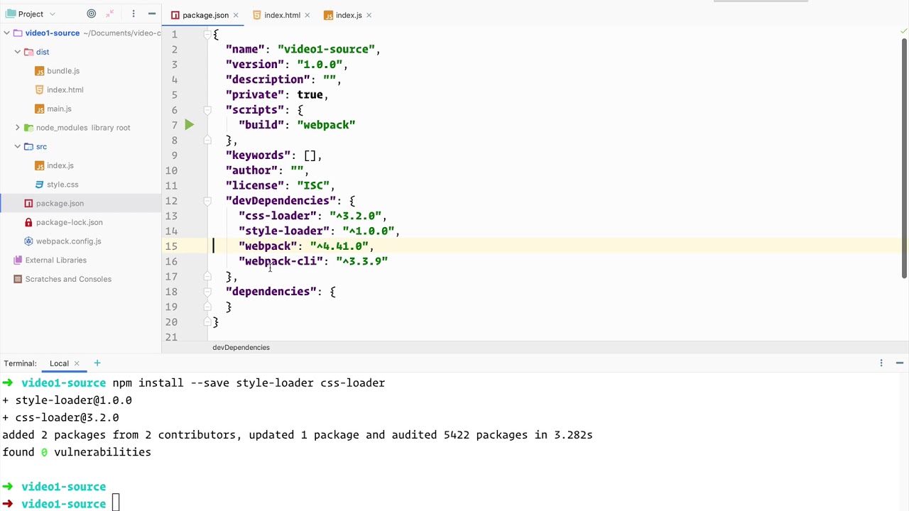 4. Webpack Loader - YouTube