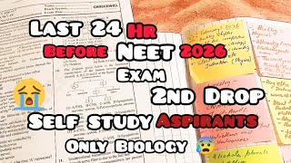 Only Biology 😰 Prepared As Neet Aspirants 2026 How I manage all Subjects 😭⁉️