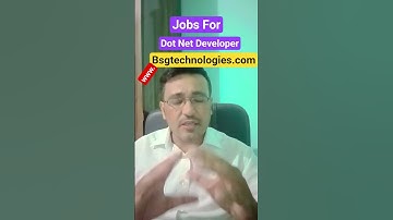 Dot net developer jobs