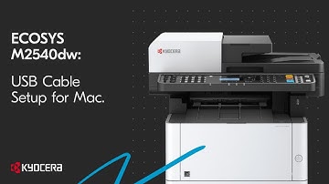 M2540dw USB Cable Setup for PC