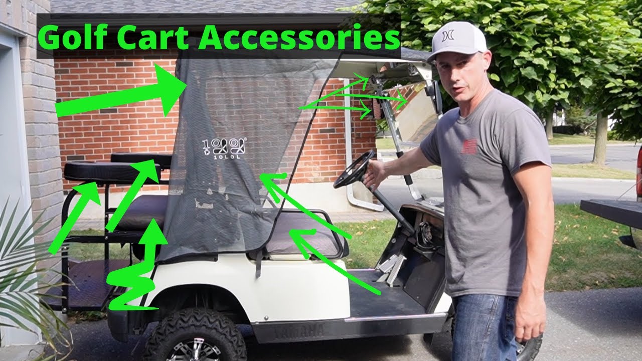 Five Easy DIY Golf Cart Accessories 