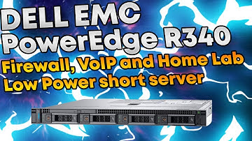 DELL EMC PowerEdge R340 VoIP FireWall Security Home Lab pfSense ESXi TrueNAS Unraid Hypervisor