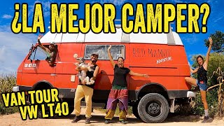 Viajan por el mundo en un CAMIÓN CAMPERIZADO de BOMBEROS 4X4  Probamos la VW LT40 CAMPER | T5E8