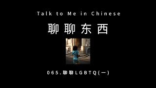 [CH PINYIN] 065. Talk about LGBTQ (part1) 聊聊LGBTQ (一) - ttmiChinese「聊聊东西」