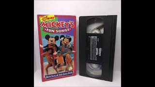 Full Vhs Tape Mickeys Fun Songs Beach Party 1995 Vhs
