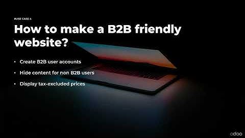 [Odoo V15 - Website] How to create a B2B friendly website
