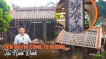 Mẫu Từ Đường 3 Gian Bê Tông Giả Gỗ Đẹp Chỉ 900 Triệu Tại Ninh Bình | Kisato