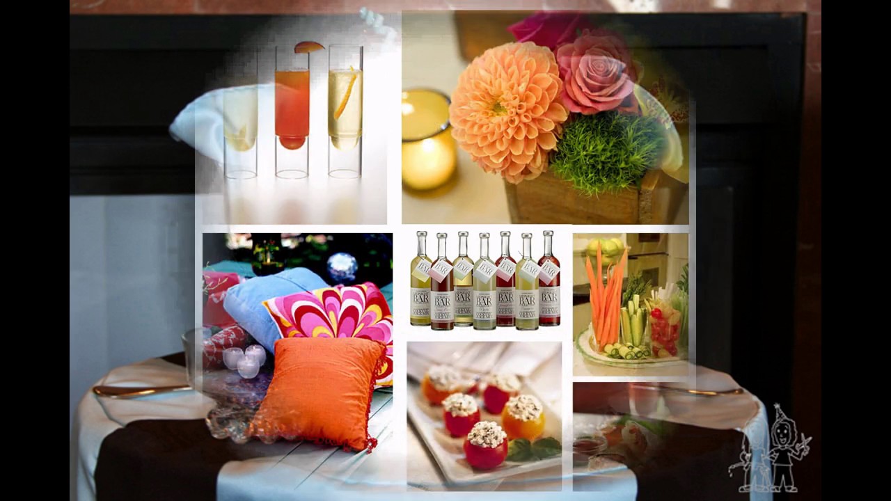 Cocktail party decor YouTube