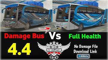 Bussid Big UPDATE v4.4 No Damage File And Full Health File | Bus Simulator Indonesia v4.4 😱
