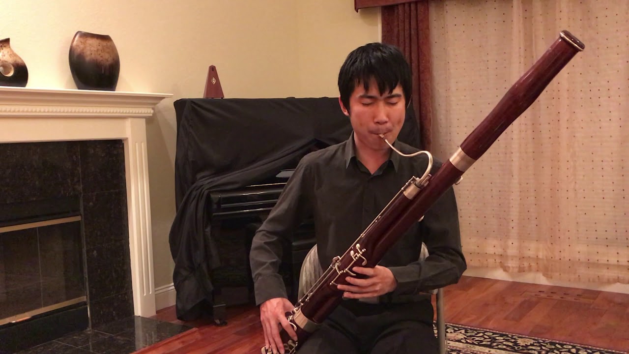 Mozart Bassoon Concerto Movement 2 by Alexander Wang YouTube