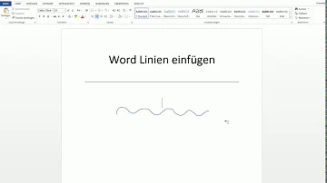 Wie macht man bei Word einen Strich in der Mitte?