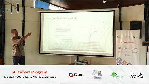 AI cohort Program: AI for development impact by Jerome White