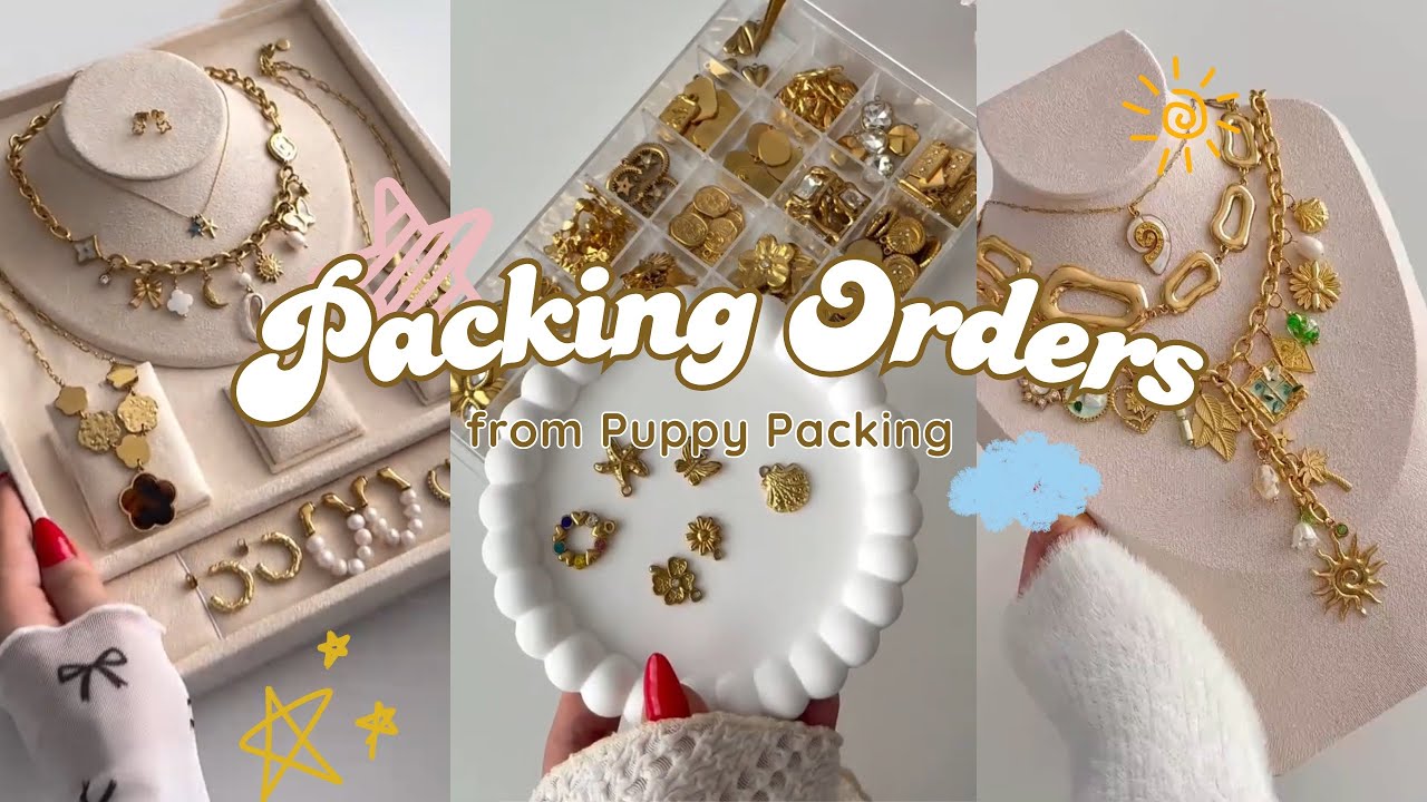 packing jewelry orders ep 3 💍🎀🎁