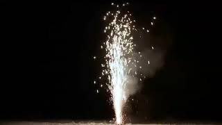 Jorge Fireworks 8 Conic Fountain - Silver @ Astounded Fireworks