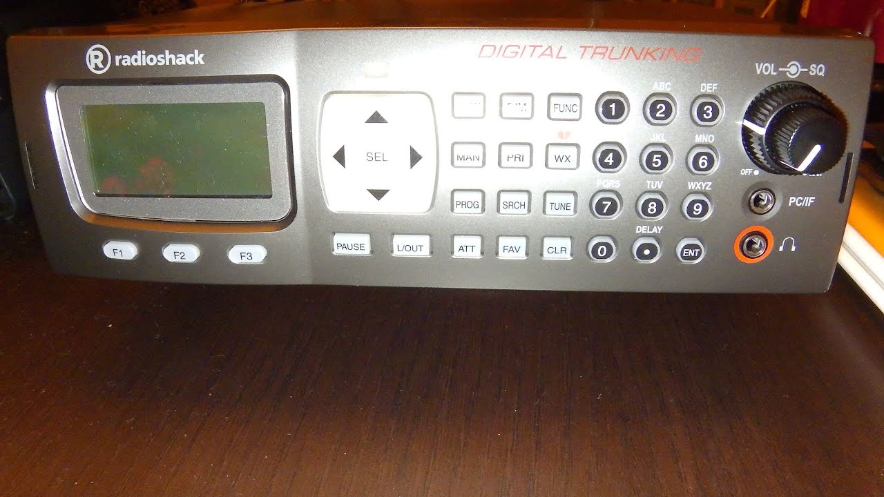 RadioShack Pro 652 Radio scanner 4 YouTube