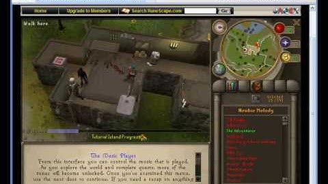 Runescape Begginers Guide - VID1 - Creating an Account and Completing Tutorial Island - PART1
