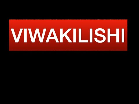 Video: Kiwakilishi Ni Nini