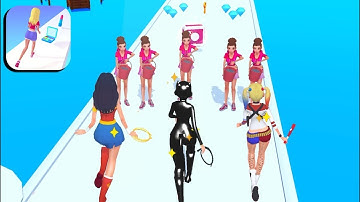 Makeover Run 👸❤️🤵 NEW BIG UPDATE!! All Levels Gameplay Android,ios MKGP34-47