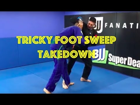 Foot Sweep BJJ Takedown by The Founder Of Fight To Win - Seth Daniels