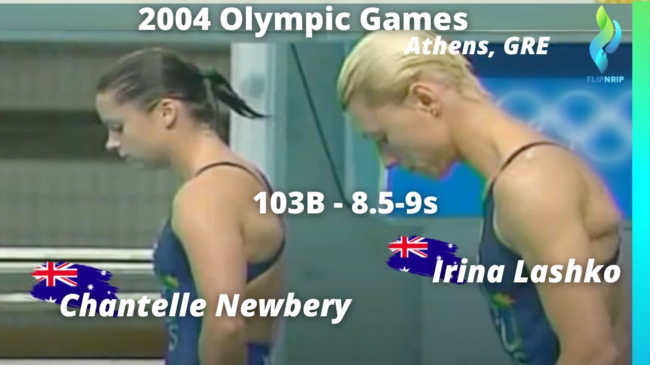 2004 Irina Lashko & Chantelle Newbery - Team Australia - 103b - 8.5s 9s - 3 meter synchro - Olympics