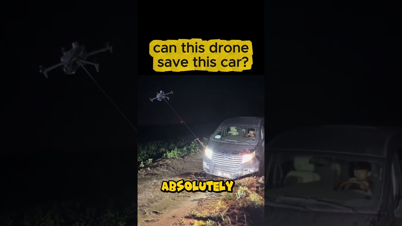 Is This Drone Strong Enough to Rescue a Car?