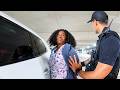 Police Catch Woman Crashing Rental Car Through Airport Garage