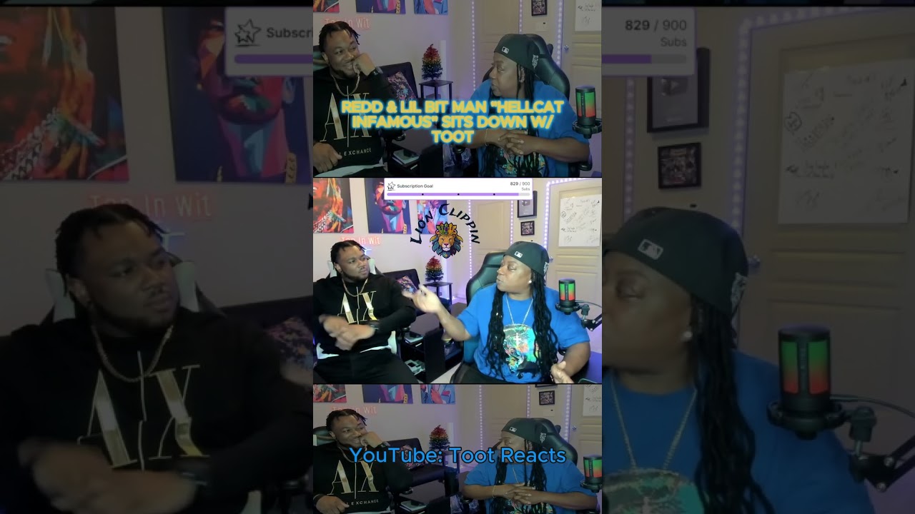 Redd & Lil Bit Man "Hellcat Infamous" Sits Down W/ Toot Reacts