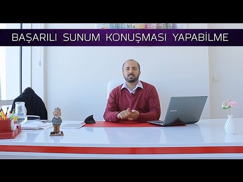 Başarılı Sunum Konuşması Yapabilme