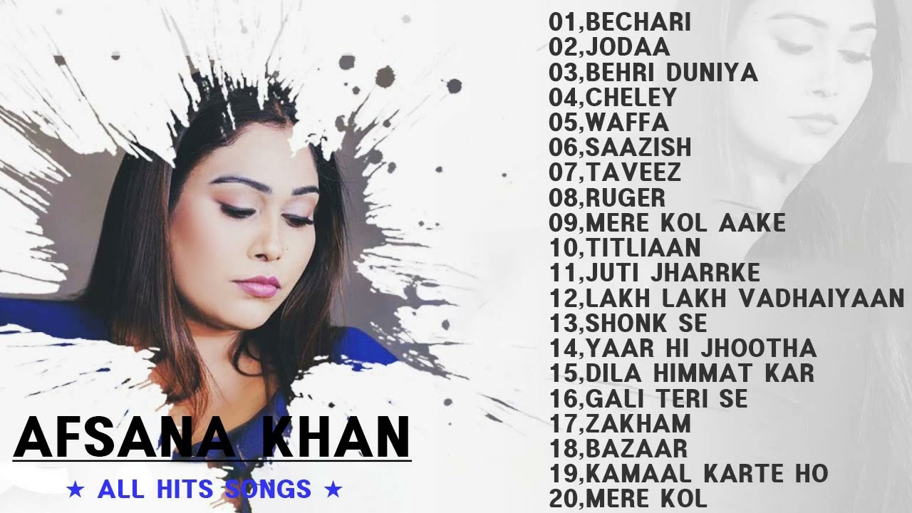 Afsana Khan All Songs 2023  Afsana Khan New Songs  All Hits Songs  Radio Jukebox 2023afsana song