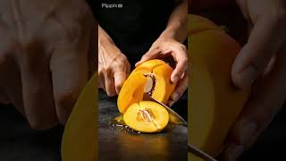 🥭 Mango Slime Cut ASMR 🔪 #asmr #satisfying #oddlysatisfying #fruitcutting #cuttingasmr #fruitasmr