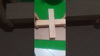 Cross - Halving Joint | Cross - Halved Lap Joint #woodjoint #shorts
