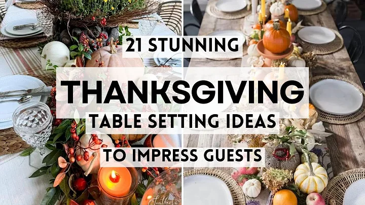 21 Simple  Thanksgiving Table Setting Ideas To Impress Guests   #thanksgivingdecor  #sharpaspirant