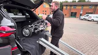 How to get your wheelchair into a car (the difference between 5ft & 6ft telescopic ramps) LITHTECH