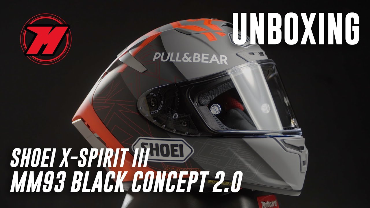 Unboxing casque SHOEI X-SPIRIT 3 #MM93 BLACK CONCEPT 2.0 TC-1